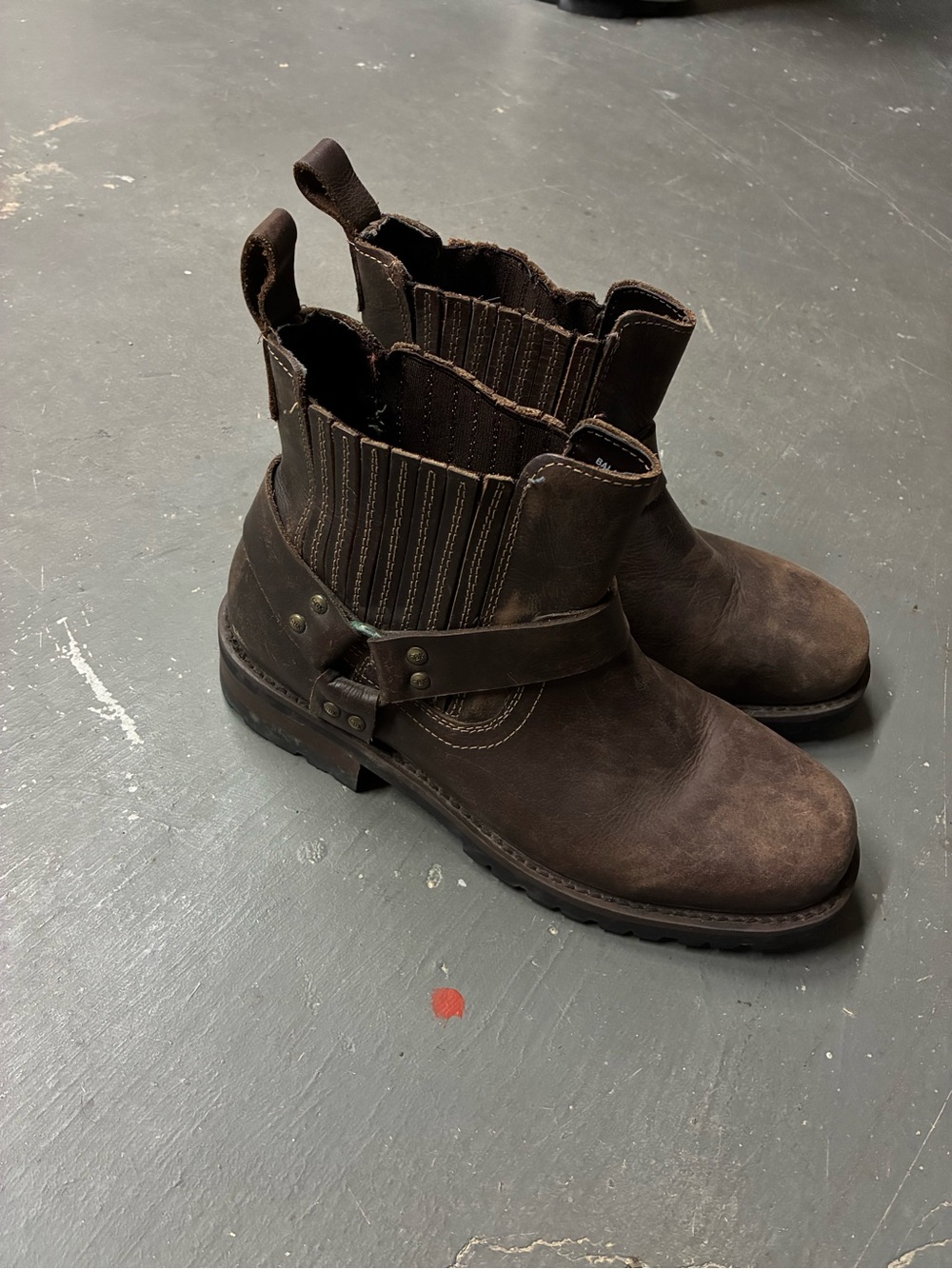 GBX Darado Men's Work Riding Boots leather strap accents Men’s Size 8.5